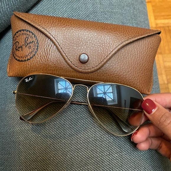 Brown gradient Ray-Ban aviators - Picture 2 of 4